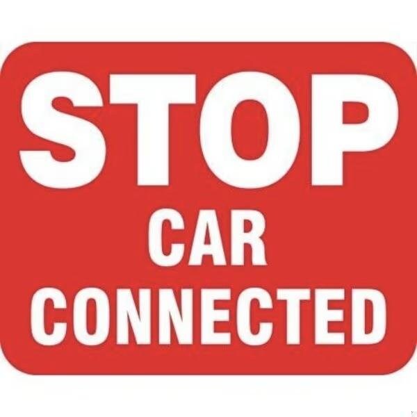 Accuform RAILROAD CLAMP SIGN STOP CAR CONNECTED FRR398RD - main